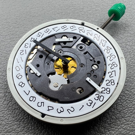 Swiss ISA 8172 Date@4 Quartz Movement replacement part for watch accessories by ISA.