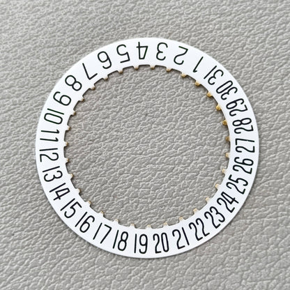 2 PIECES White Date Disk Wheel Date Wheel Generic Fit for 2834 Movement Date@6