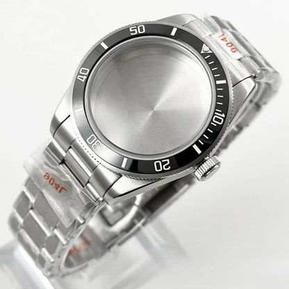 39MM Bezel Domed Sapphire Crystal Case for NH34 NH35 NH36 NH38 ETA 2824 PT5000