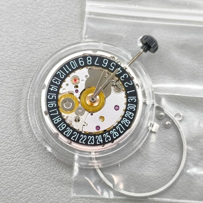 Seagull 2824 Automatic Mechanical Movement Black Disk Wheel Date@6