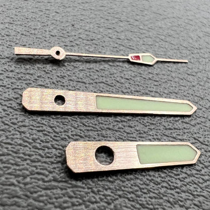 13mm Roségold Farbige C3 Grüne Leuchtzeiger Set Passend für NH35 NH36 Uhrwerk