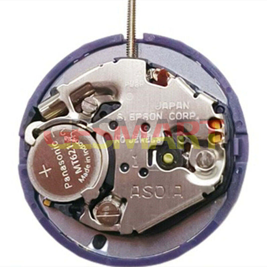 Epson AS01A solar watch movement with 3 hands, genuine Japan-made for watch accessories.