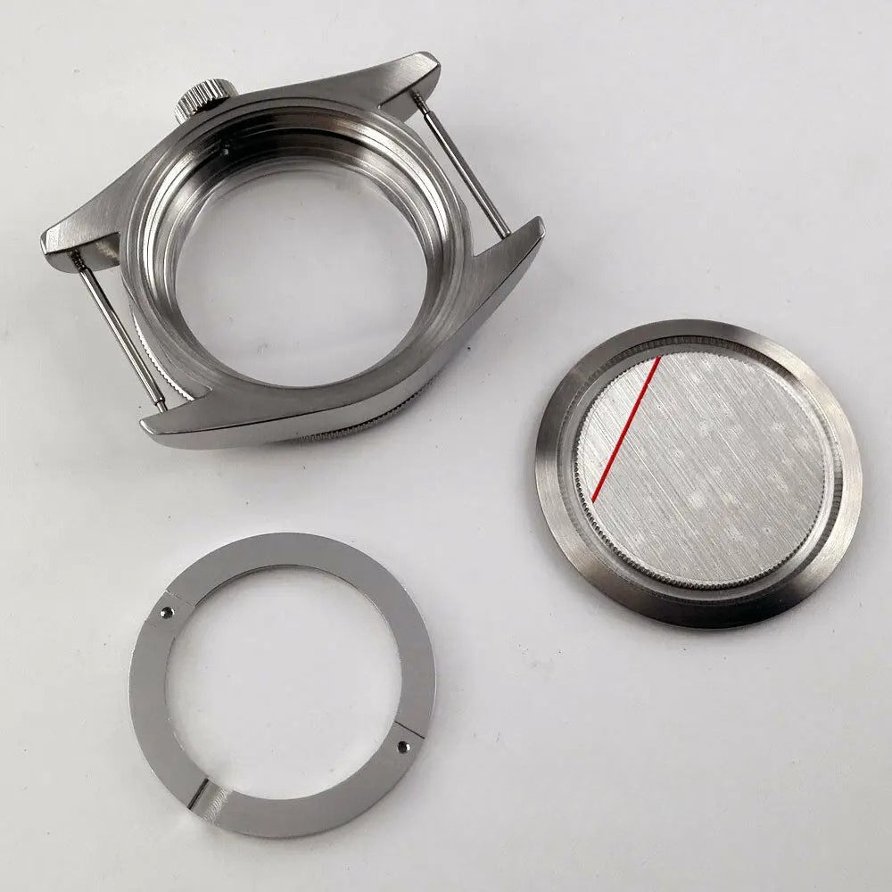 41mm Watch Case Set with Dial+Hands Fit ETA2836 Miyota 8215 Mingzhu3804 NH35/36
