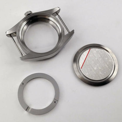 41mm Watch Case Set with Dial+Hands Fit ETA2836 Miyota 8215 Mingzhu3804 NH35/36