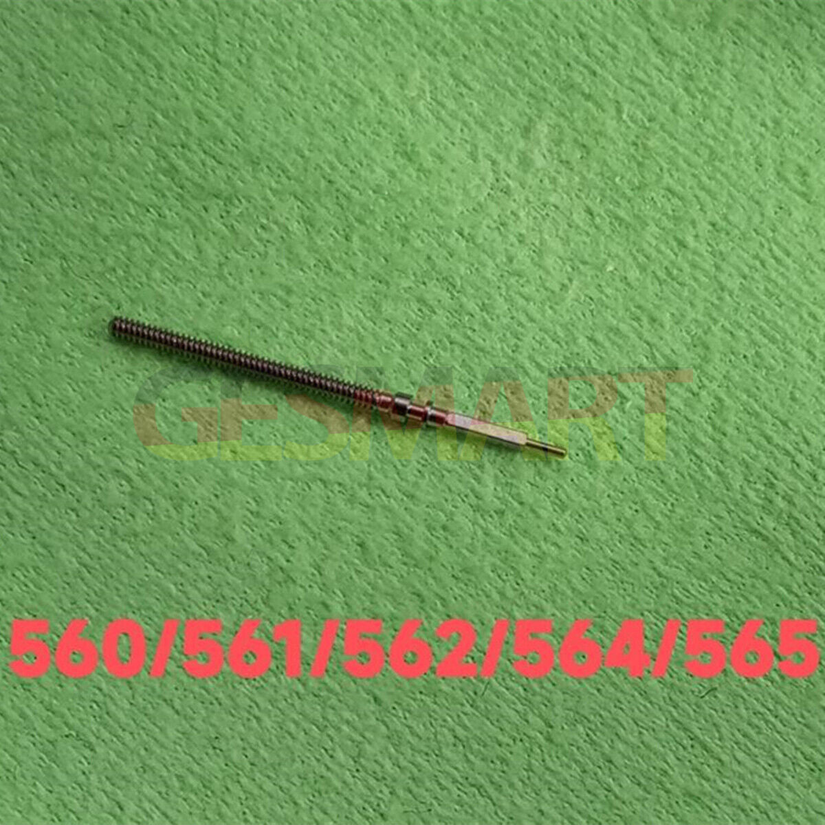 Omega watch winding stem spare part for models 560-565, precise fit and durable replacement.