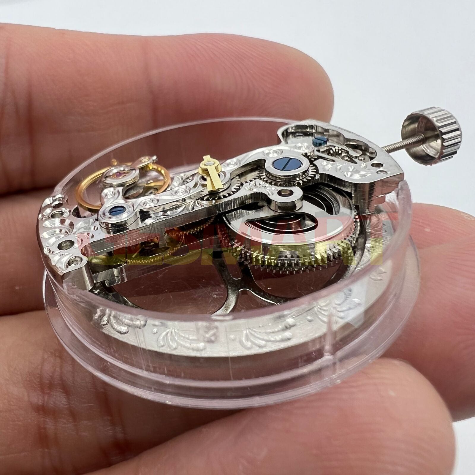 Asian LG0801BS silver long pendulum watch accessory showcasing automatic mechanical movement and sleek design