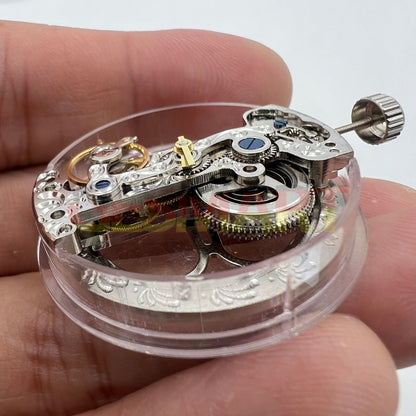 Asian LG0801BS silver long pendulum watch accessory showcasing automatic mechanical movement and sleek design