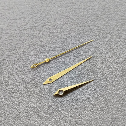 2 Sets Golden Watch Hands For NH35 NH36 Movement Lightening Second Hands