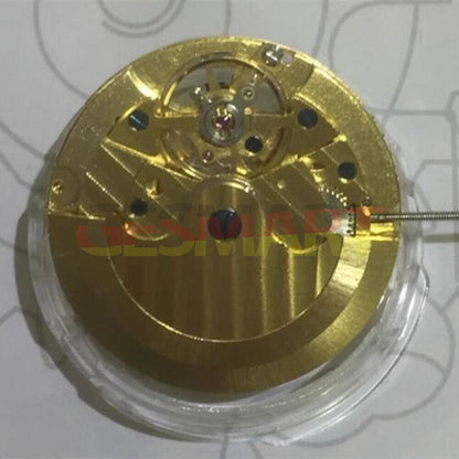 Multifunctional golden moon phase watch @12 with automatic mechanical movement by China Made, elegant design for watch enthusiasts.