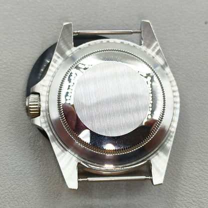 40MM Black Watch Case for MIYOTA 8215 2813 3804 2836 Case Back Cover Sapphire Glass
