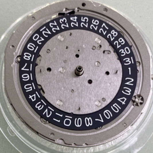 Original in Japan hergestelltes Citizen 9170, mechanisches Uhrwerk, schwarze Scheibe, kleine Sekunde bei 3/6/9