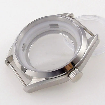 Polished Brushed 41mm 316L Watch Case Fit ETA 2836 Miyota 8215 NH35 NH36 C176