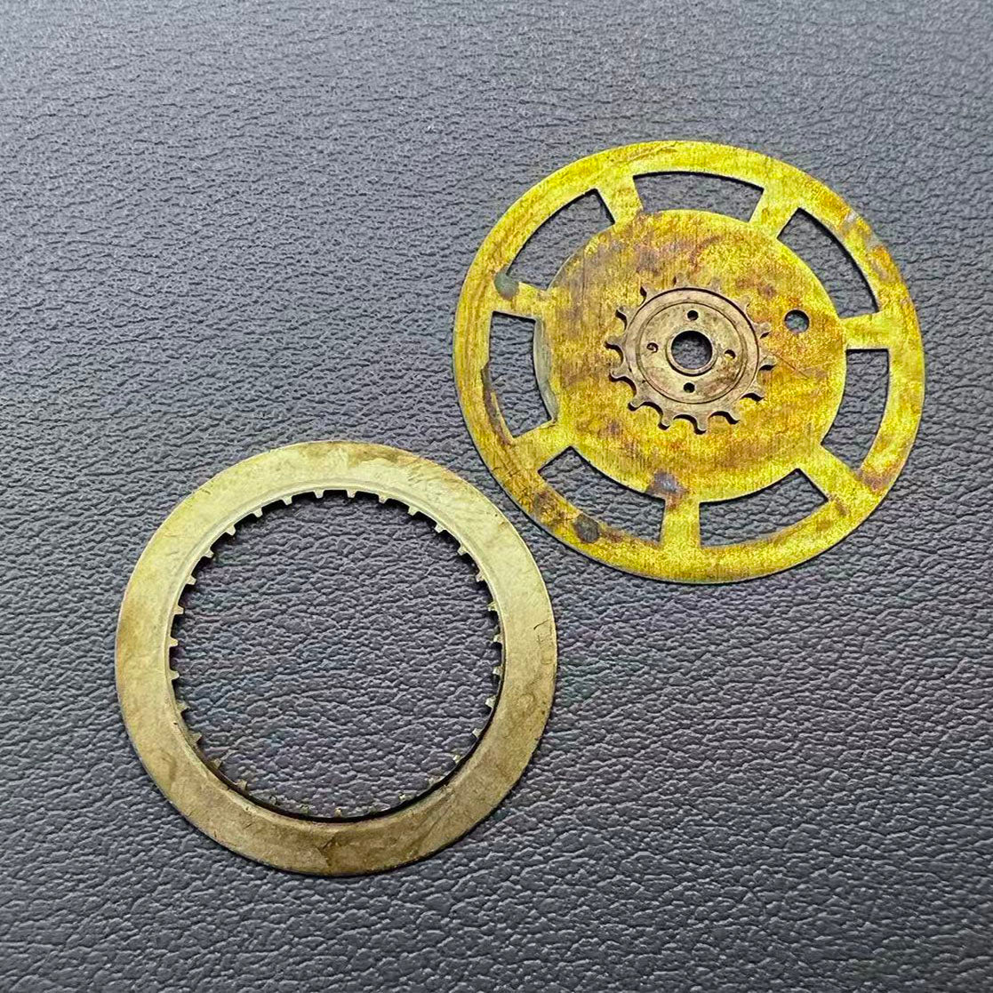 Red Plum Blossom date wheel for ETA 2834/2836/2846 watch movement, precision replacement part.