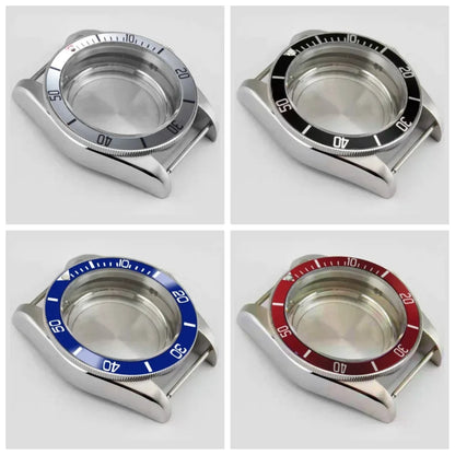 41mm 316L Watch Case with Sapphire Crystal for ETA2824 ST2130 SW200 P5000