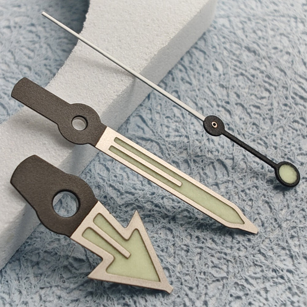 Matted C3 lume white second hand for Tuna SKX007 NH35/36 NH70/72 watch accessories.