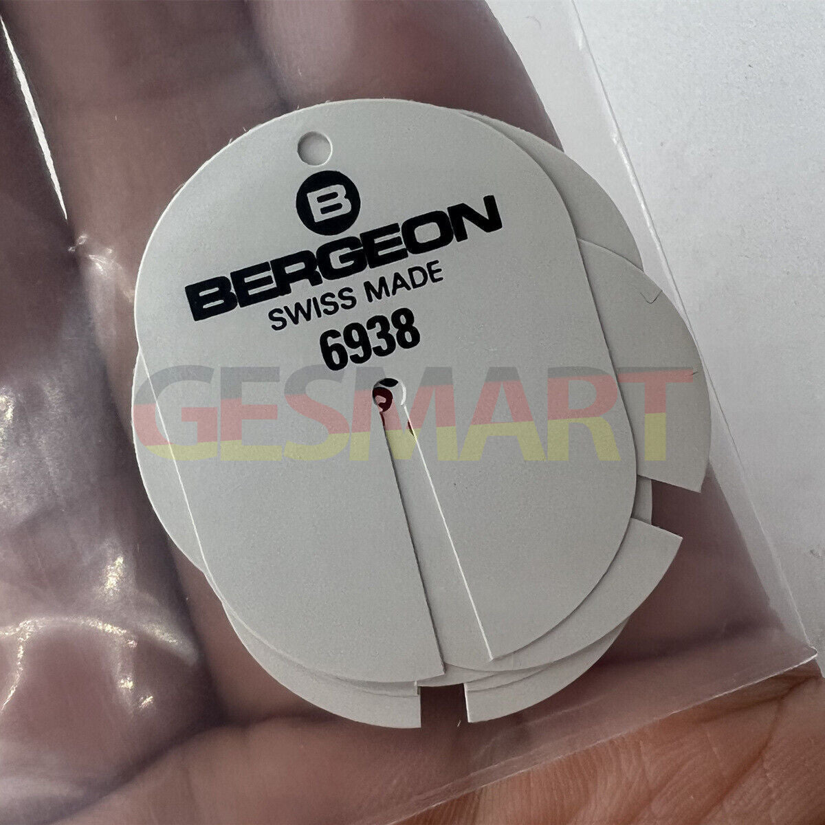 Bergeon 6938 watch dial protectors, pack of multiple pcs, durable accessory for watch repairs