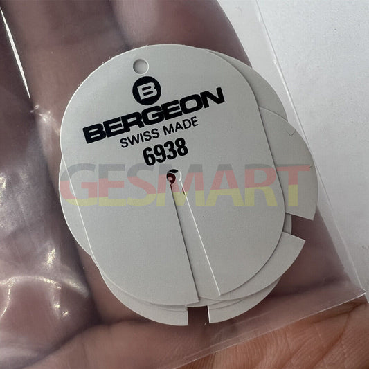 Bergeon 6938 watch dial protectors, pack of multiple pcs, durable accessory for watch repairs