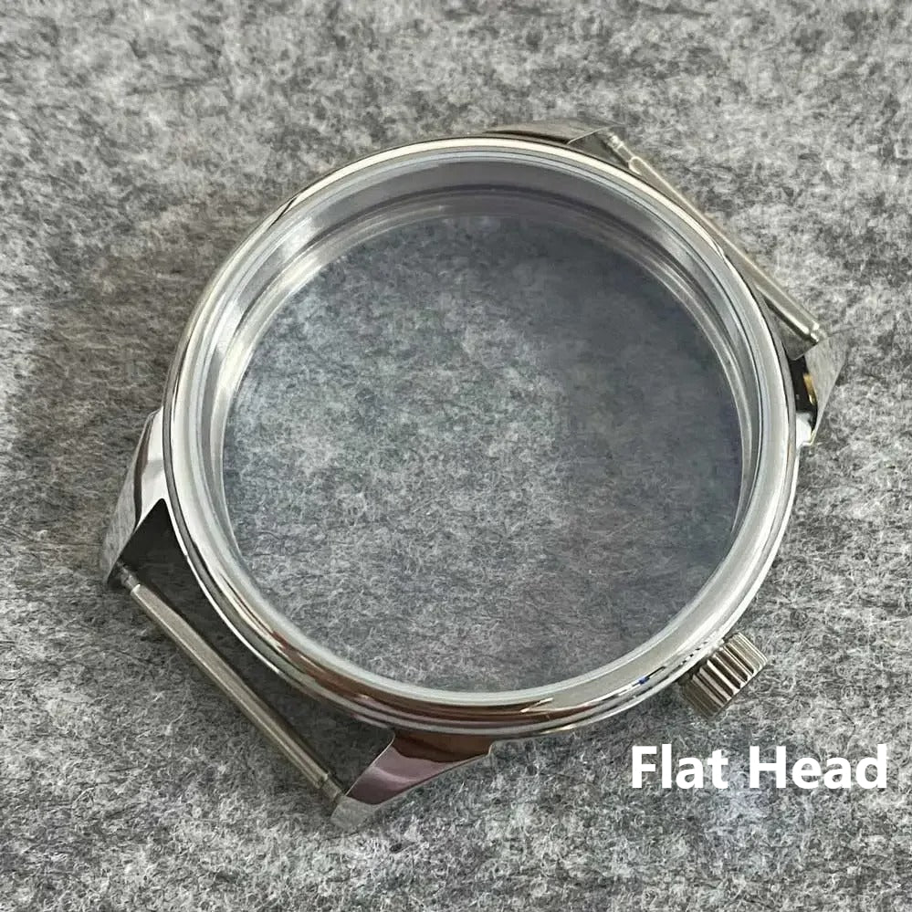 42MM Waterproof Stainless Polished Watch Case for ETA6497 Seagull ST36 Movement