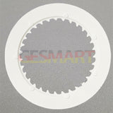 Black Font White Date Disk Wheel for NH36 Movement Date At 6 Watch Part