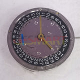 China Made Watch Automatic Mechanical Movement Black Dial Crown To Adjust Date