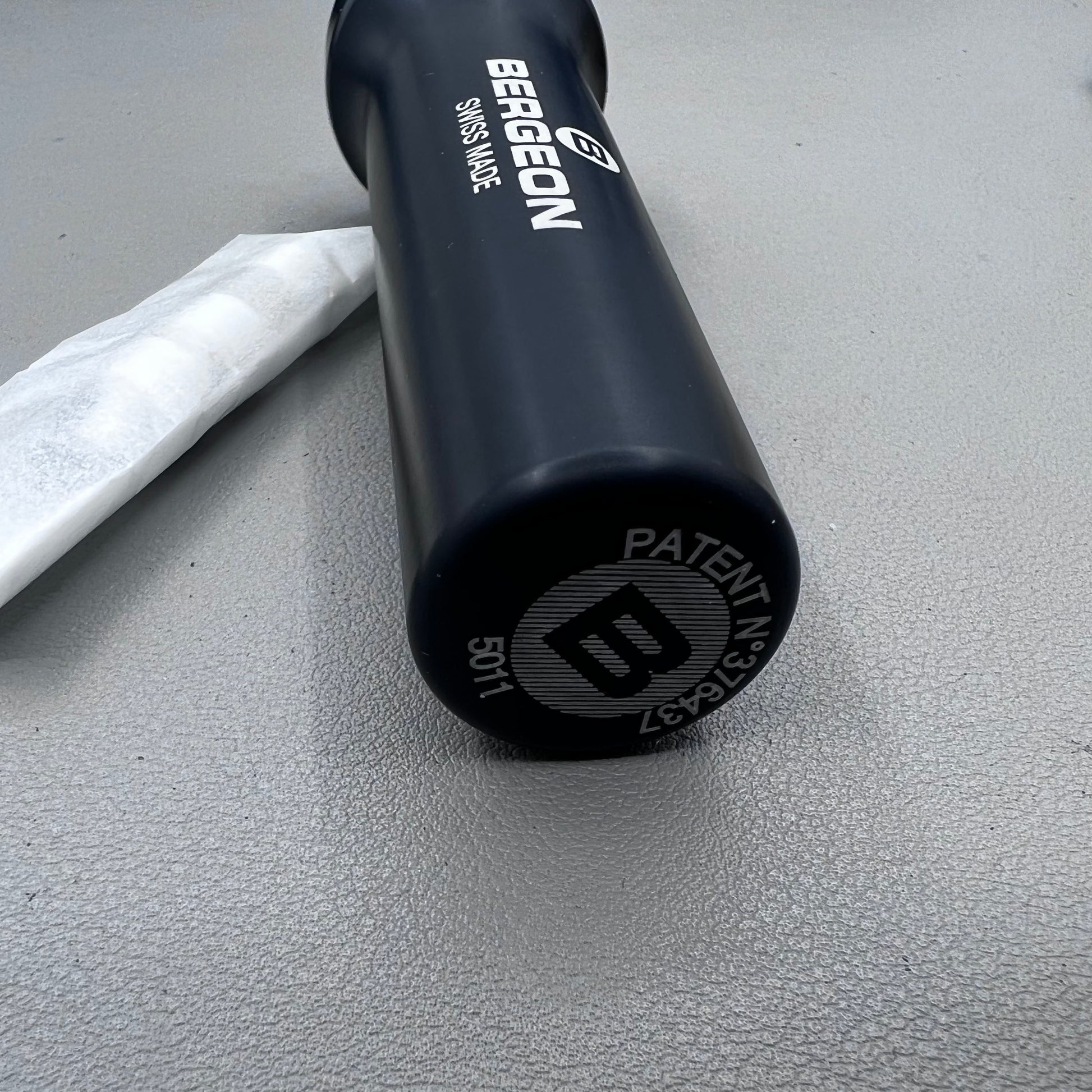 Swiss Bergeon 5011 watch case pump tool for safely removing glass on monobloc watch cases