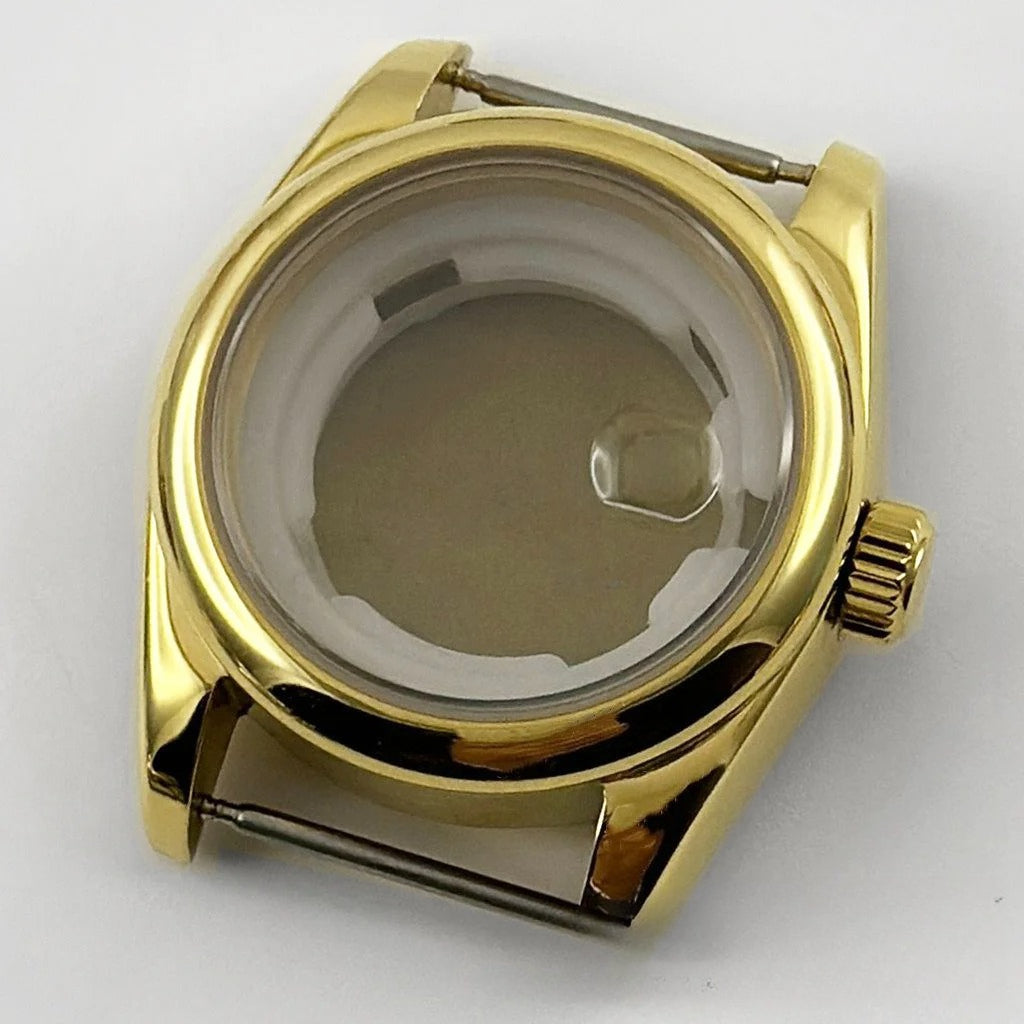 31MM Round Bezel Sapphire Glass Jubilee bracelet Watch Case Ladies Fit NH05 NH06