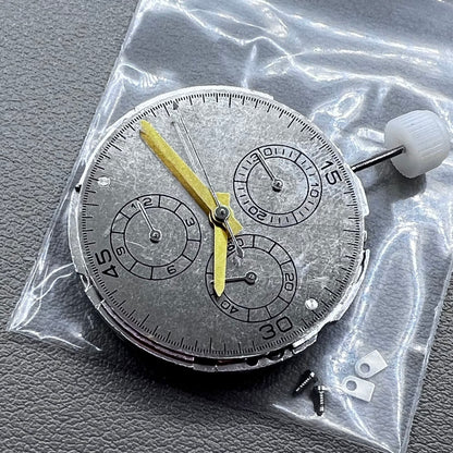 China 4130 Mechanical Movement No Calendar 6 Hands Daytona Blue Hairspring