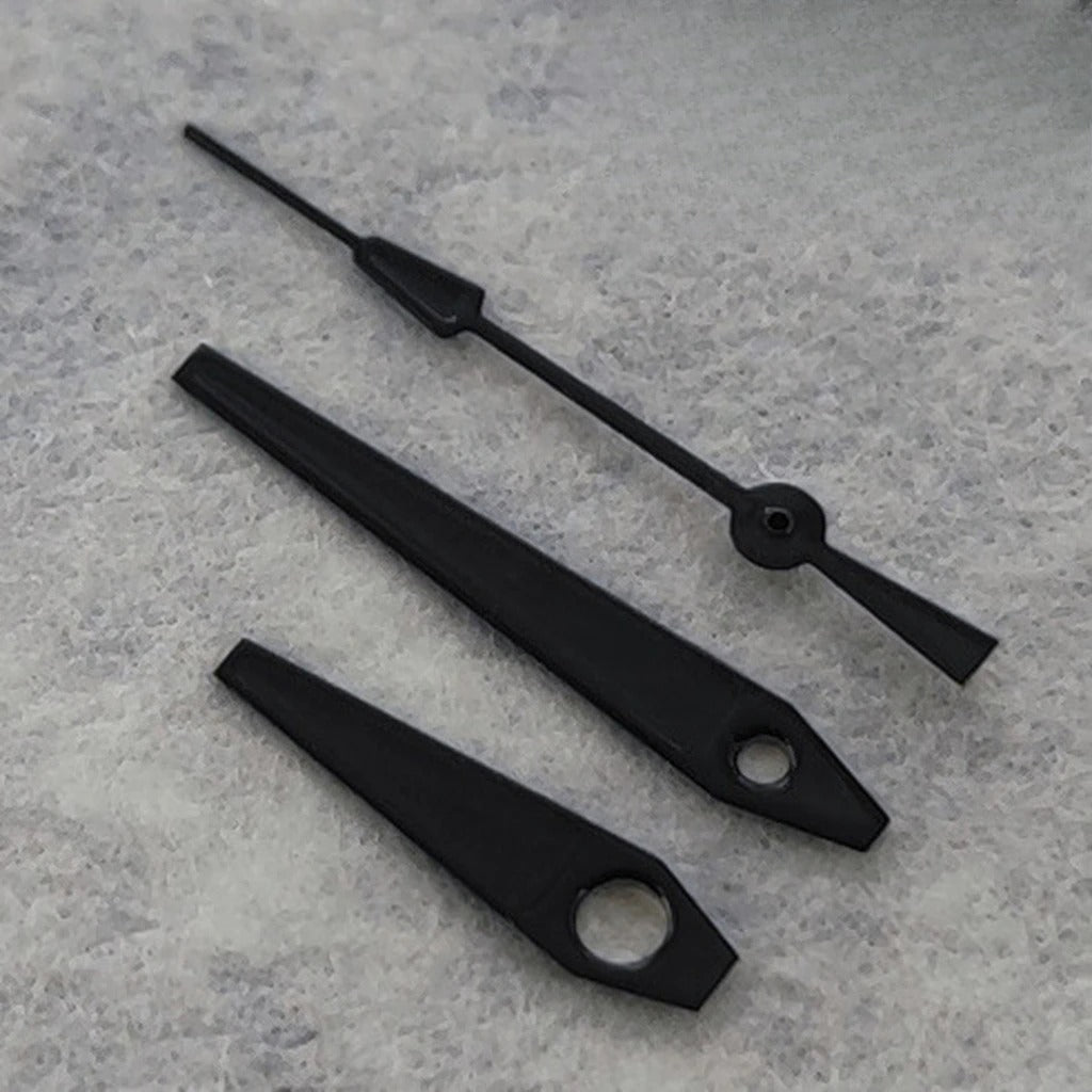 Modified Black Grey Watch Hands Fit NH35 NH36 7S26 7S36 4R35 4R36 Movement