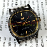 34mm Shanghai Factory Made Manual Mechanical Watch Black 19 Jews Shock-Resistant