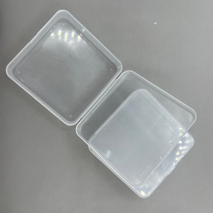 10 PIECES Mini Square Toolbox Box Container Storage Case Hinged Lid (2.8x9.5x9.5cm)