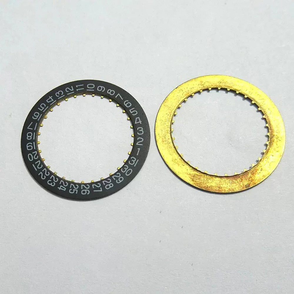 Set of 2/4 date wheel discs for ETA 2836-2 2836 watch movements, compatible with H3/H6 models.