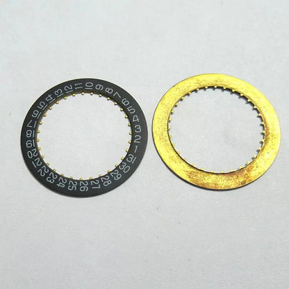 Set of 2/4 date wheel discs for ETA 2836-2 2836 watch movements, compatible with H3/H6 models.