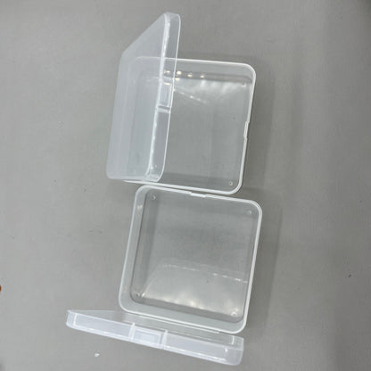 10 PIECES Mini Square Toolbox Box Container Storage Case Hinged Lid (2.8x9.5x9.5cm)