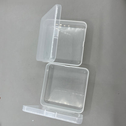 10X Aufbewahrungsbox Werkzeugkiste mit Scharnierdeckel 2.8x9.5x9.5cm