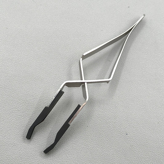 Swiss Bergeon 7140 Cross Locking Tweezers for Crystals and Dials