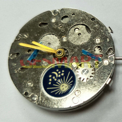 Shanghai Automatic Mechanical Watch RK5D-1 with 24H Moon Star Phase, elegant watch accessory by Shanghai brand.