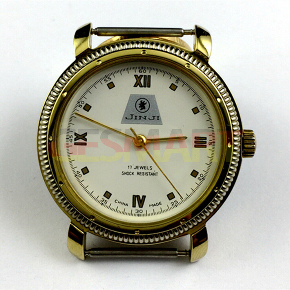 SHANGHAI JINJI Manuelle mechanische Uhr, 17 Juden, römische Ziffern, stoßfest