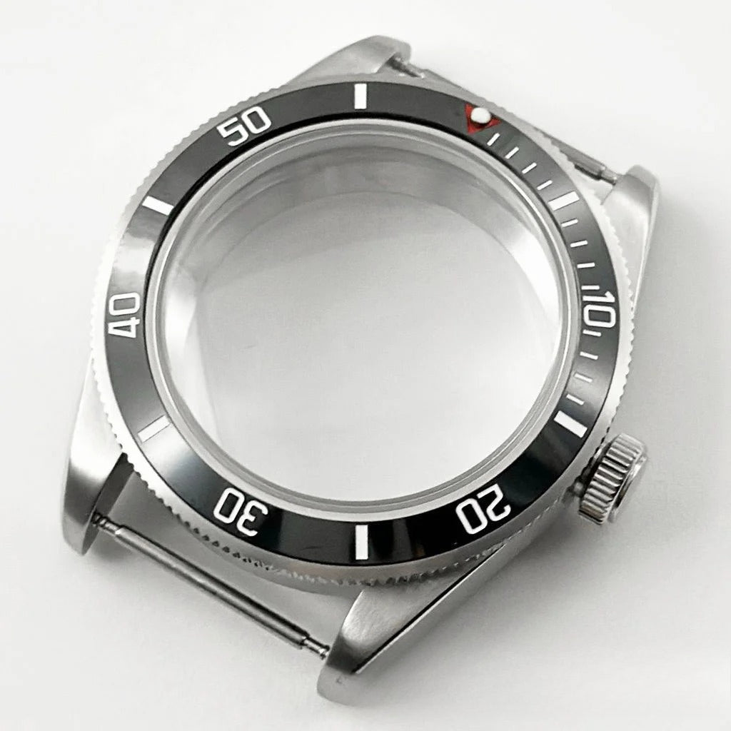 39MM Bezel Domed Sapphire Crystal Case for NH34 NH35 NH36 NH38 ETA 2824 PT5000