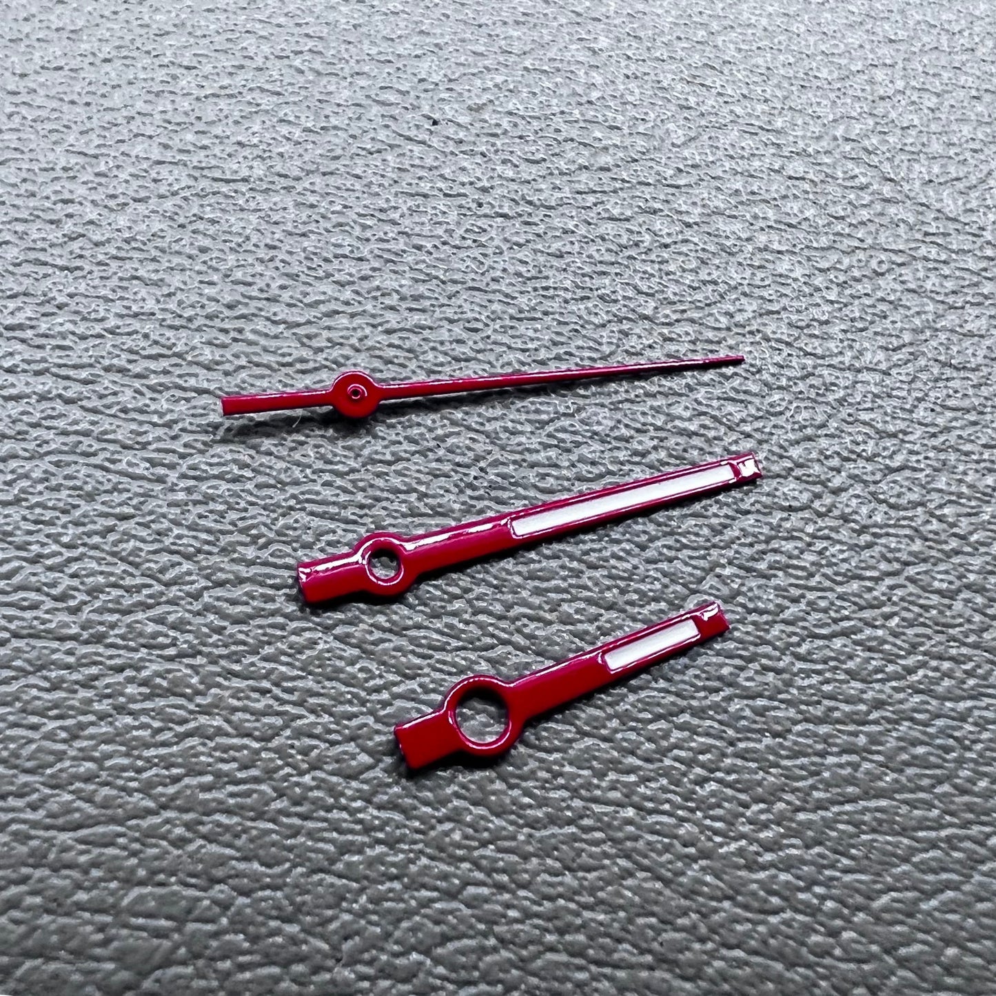 2 Sets Red Trim Lume Watch Hands Set for NH34 NH35 NH36 NH38 NH39