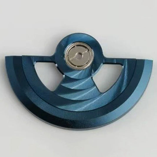 Blue modified hollow Geneva style rotor oscillating weight for NH35 NH36 watches