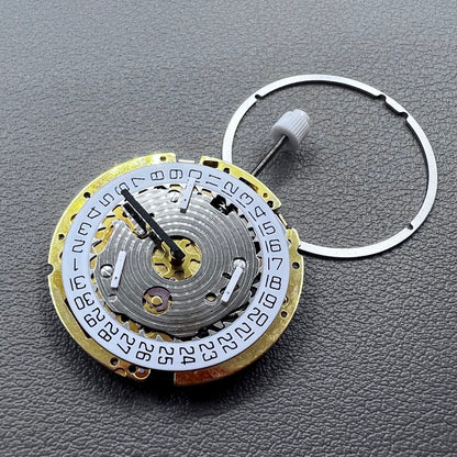 Swiss ISA 8171 Quartz Movement Date@4 White Disk 6 Hands Movement