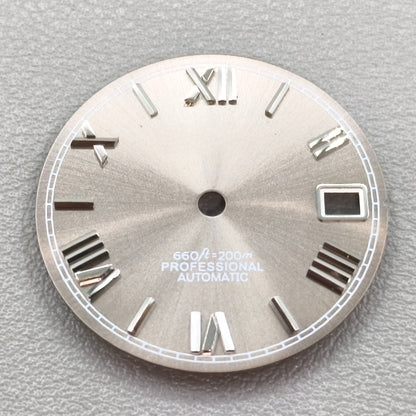 watch dial with S logo