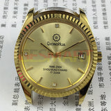 Chinese Qionghua Men Manual Mechanical Watch 17 Jews Golden Dial Single Calendar