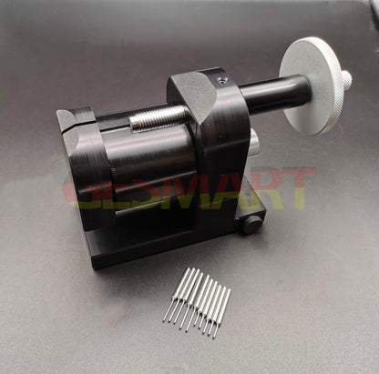 Adjustable watch strap link pin remover tool for precise bracelet chain adjustments, compatible with various brands.