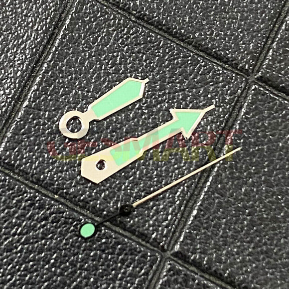 Multi-color Silver Trim Green Luminous Watch Hands for NH35/NH36/4R/7S Movement