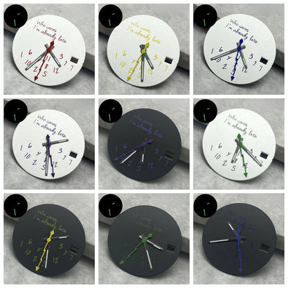 28.5mm Watch Dial Black/White Face Fits NH34/35/36/4R/7S SKX007 SKX009 SRPD