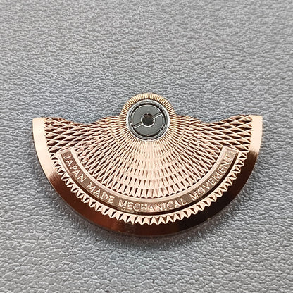 Rose Golden Fireworks Pattern Rotor Oscillating Weight for NH35 NH36 Movement Modified