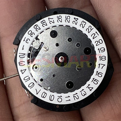 LD57 Quartz Movement watch part with small second hand at 6 o'clock, ideal for repairs.