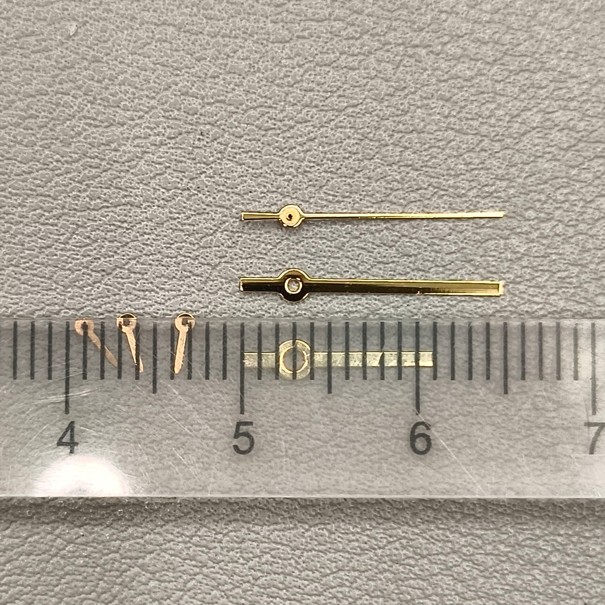 2 Sets Golden Squared Pointed 6 Hands Watch Hands for Miyota JS15 Movement