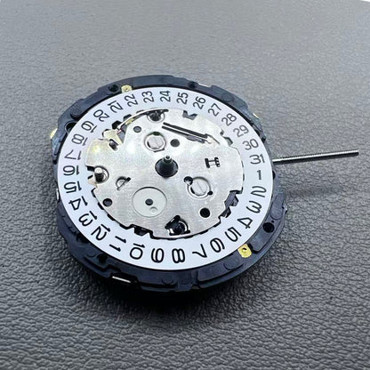 Japan YM57.A watch accessory featuring quartz multifunction movement with small second subdials at 6, 9, and 12 o'clock.